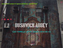 Tablet Screenshot of bushwickabbey.org